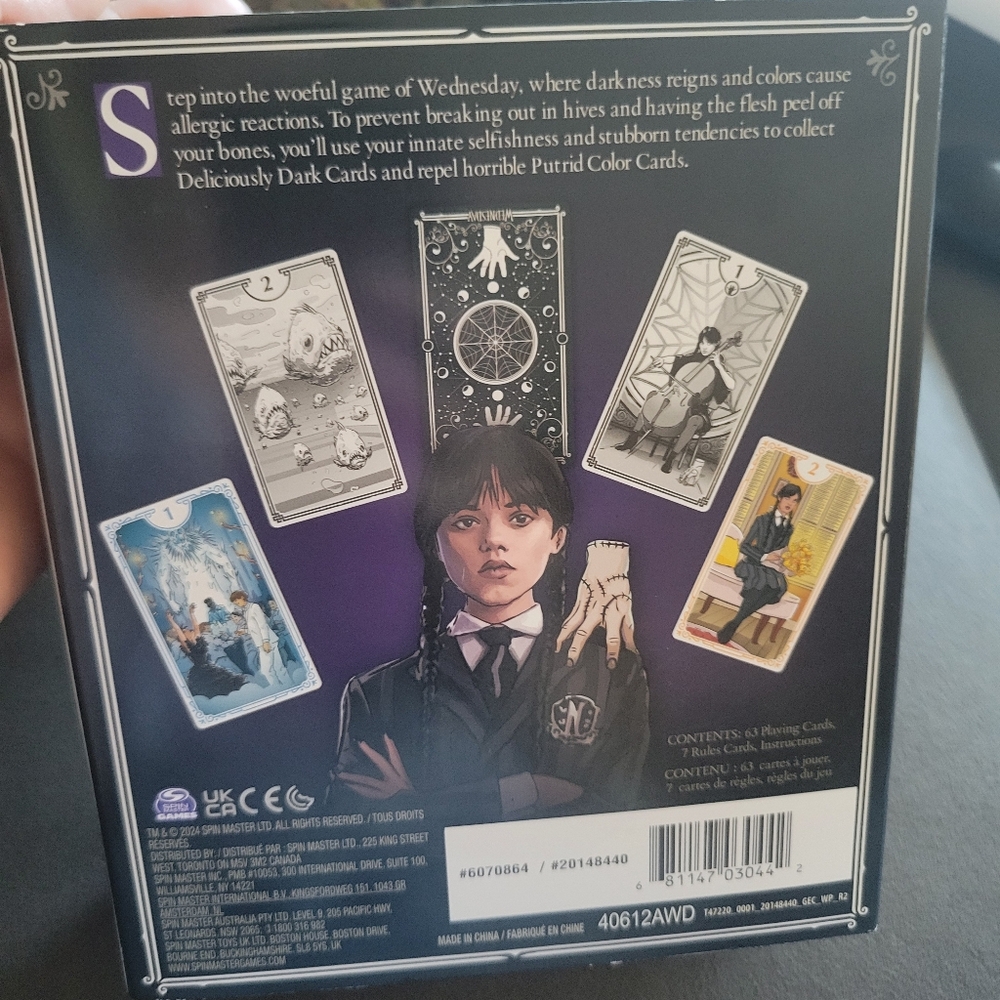 Wednesday Card Game - Picture 3 of 4